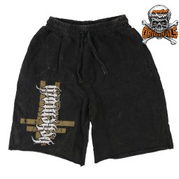 kraťasy pánské Behemoth - Bermudas DYED Cross - New Marlite - METALSHOP ORIGINALS - 23307