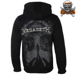 mikina pánská Megadeth - Siete Atomic retail - Solid Black - METALSHOP ORIGINALS - 23320