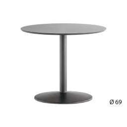 Pedrali designové jídelní stoly Tonda 4530 (Ø 69cm)
