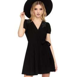 šaty dámské KILLSTAR - THE HOLLOW - Black - KSRA014827