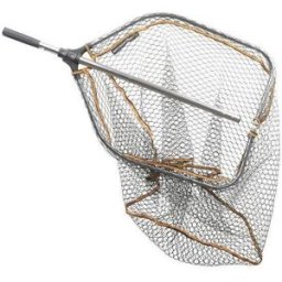 Savage-Gear Podběrák Pro Folding Rubber Large Mesh Landing Net L