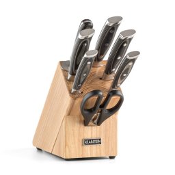 Klarstein Katana 8, 8dílná sada nožů, nůžky, ocílka, blok