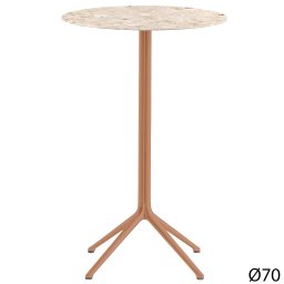 Pedrali designové zahradní kavárenské stoly Elliot 5476 (Ø70 cm)