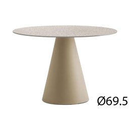 Pedrali designové konferenční stoly Ikon 863 (Ø 69.5 cm)