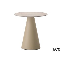 Pedrali designové jídelní stoly Ikon 865 (Ø 70cm)