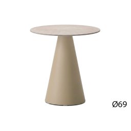Pedrali designové jídelní stoly Ikon 865 (Ø 69cm)