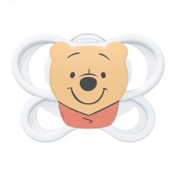 Dudlík NUK Perfect Match Air Disney Medvídek Pú 0-6 měsíců white, vel. 0-6 m