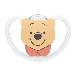 Dudlík NUK Perfect Match Air Disney Medvídek Pú 6-18 měsíců white, vel. 6-18 m