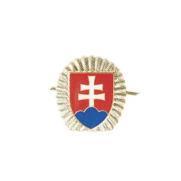 Odznak SLOVENSKO čepicový STŘÍBRNÝ