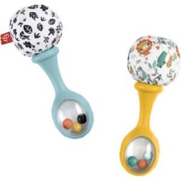 Mattel Fisher-Price Chrastící rumba koule Lístečky a zvířátka