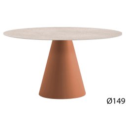 Pedrali designové zahradní jídelní stoly Ikon 869 (Ø 149 cm)