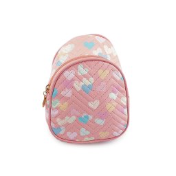 Dětský batoh crossbody 16x21 cm, barva 2 pudrová