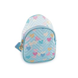 Dětský batoh crossbody 16x21 cm, barva 3 modrá pomněnková