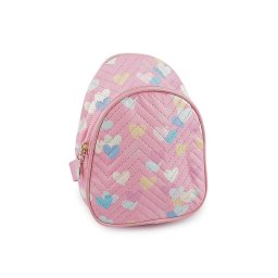 Dětský batoh crossbody 16x21 cm, barva 5 růžová střední