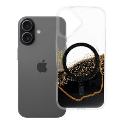 Forcell Kryt Golden Case MagSafe na iPhone 17 - Černá