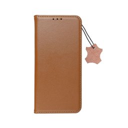 CASE Smart Pro Book kožené flipové pouzdro pro iPhone 17 Pro - Hnědá