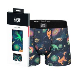 boxerky pánské AMERICAN SOCKS - Space Dino - ASU005