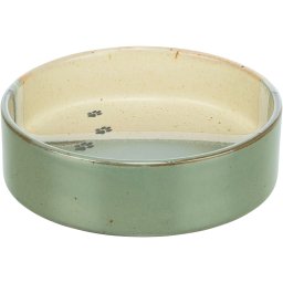 Keramická miska ve vintage vzhledu béžovo-zelená 12 cm, 0,2 l