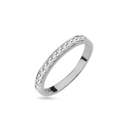 Eternal Flash prsten s diamanty, bílé zlato 14K BSBR151A