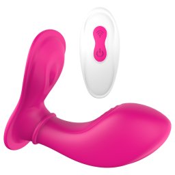 Dreamtoys Essentials - nositeln vibran kalhotky s drdnm G-bodu (magenta)