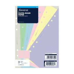 Filofax 132610 Pastelové Linkované papíry pro A5 diáře