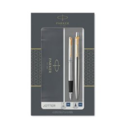 Parker Jotter Stainless Steel GT sada plnicí pero a kuličková tužka 1501/1563257