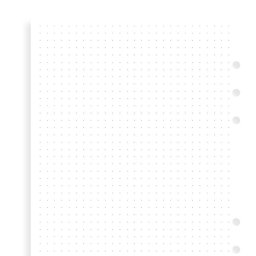 Filofax A5 tečkovaný papír, 30 listů