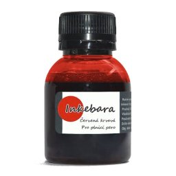 Inkebara Inkousty pro plnící pera Červená krvavá 05 60 ml
