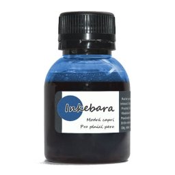 Inkebara Modrý capri lahvičkový inkoust 60 ml