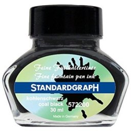 Standardgraph Coal Black inkoust černý 572200, 30 ml