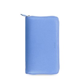 Filofax Saffiano ZIP A6 Compact týdenní 2026 modrý