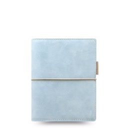 Filofax Domino Soft A7 týdenní 2026 pastelový modrý