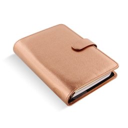 Filofax Saffiano A6 týdenní 2026 růžové zlato