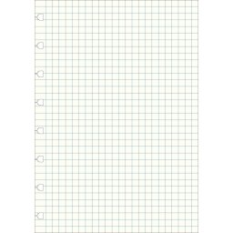 Filofax náhradní listy do zápisníků A4 - čtverečkované