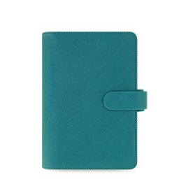 Filofax Saffiano A6 týdenní 2026 akvamarinový