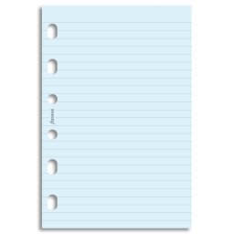 Filofax papír linkovaný modrý, 20 listů
