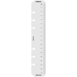 Filofax Pravítko/záložka, transparentní náplň osobních diářů A6