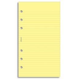 Filofax linkovaný papír žlutý 30 listů