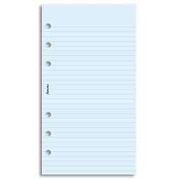 Filofax poznámkový papír linkovaný modrý 30 listů formát A6
