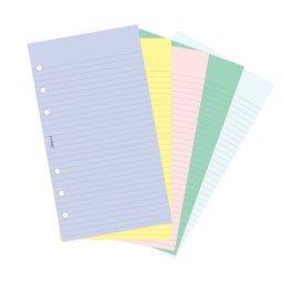 Filofax papír linkovaný i nelinkovaný 5 barev 100 listů