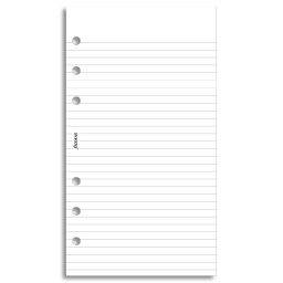Filofax Poznámkový blok A6, linkovaný náplň osobních diářů 40 listů