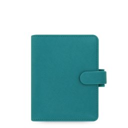 Filofax Saffiano A7 týdenní 2026 akvamarín