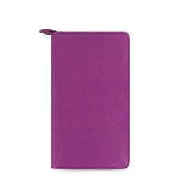 Filofax Saffiano ZIP A6 Compact týdenní 2026 malinový