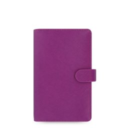 Filofax Saffiano A6 Compact týdenní 2026 malinový