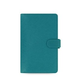 Filofax Saffiano A6 Compact týdenní 2026 akvamarínový