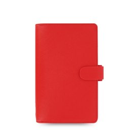 Filofax Saffiano A6 Compact týdenní 2026 červený