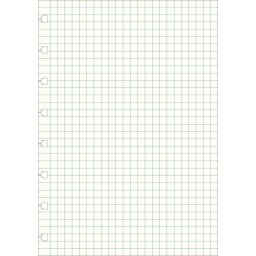Filofax náhradní listy do zápisníků A5 - čtverečkované
