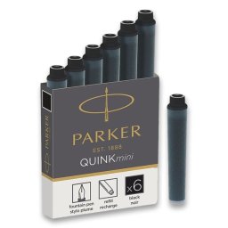 Parker Inkoustové mini bombičky černá 1502/0150407 - černá