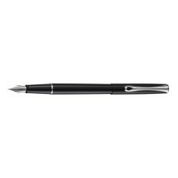 Diplomat D10424950 Traveller Black Lacquer plnicí pero - M (střední)