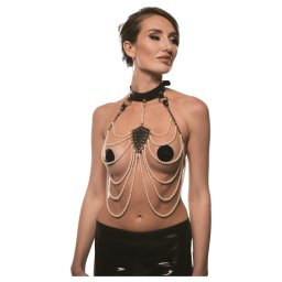 Guilty Pleasure Allure - sada obojku a tlovho etzu (ern)